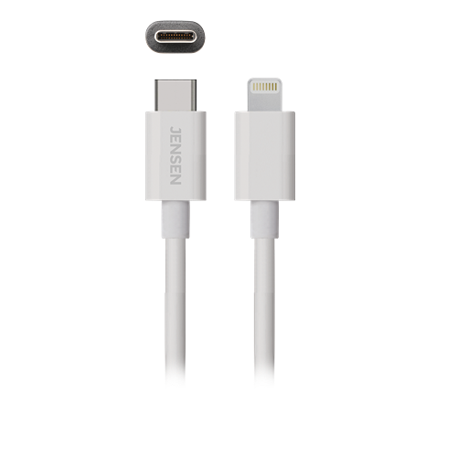 JU832CL3 - USB Type-C Cable with Lightning Connector (3 Feet)